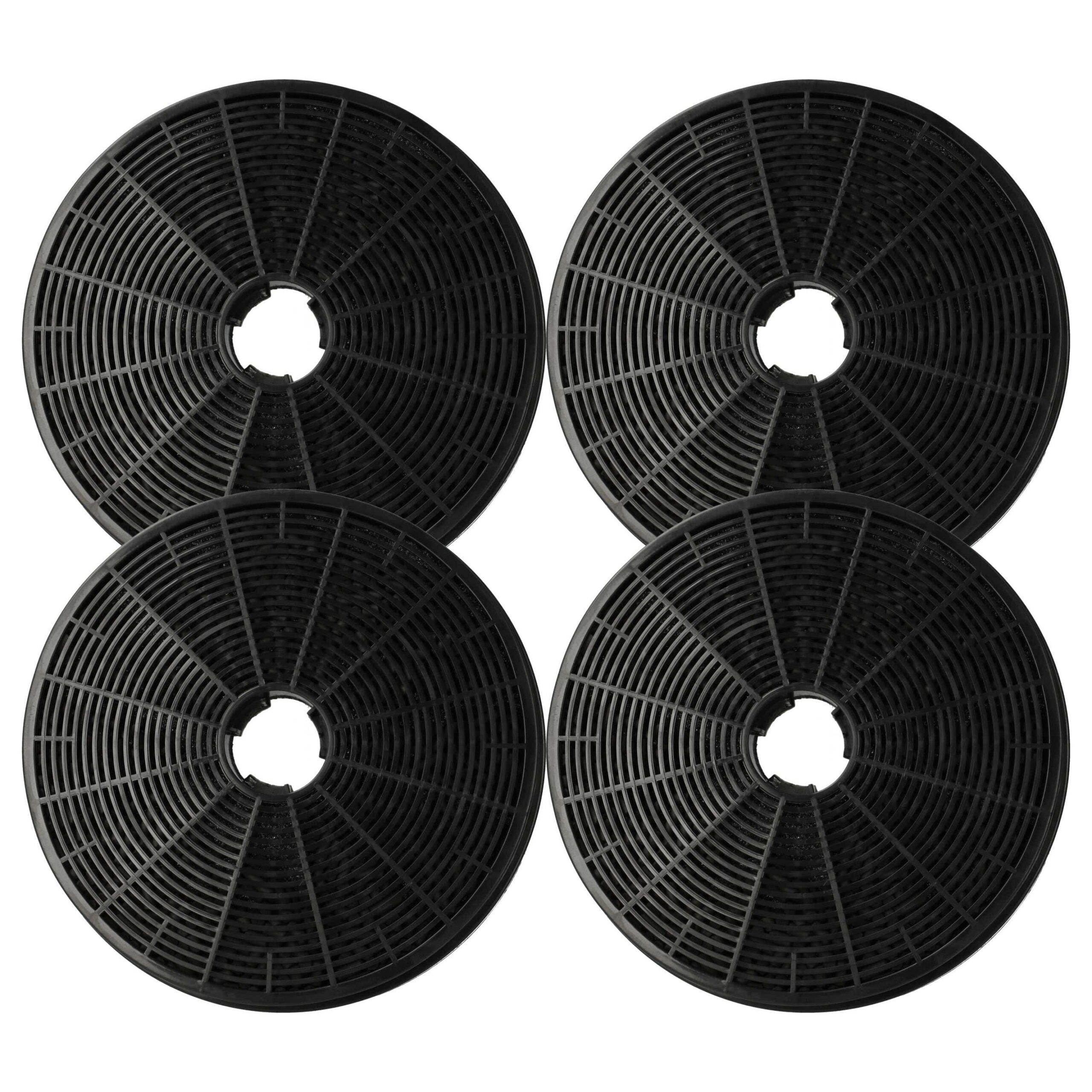 Filtro de Carvão Ativado vhbw - Substituição para Klarstein 10035387 - Pack 4x