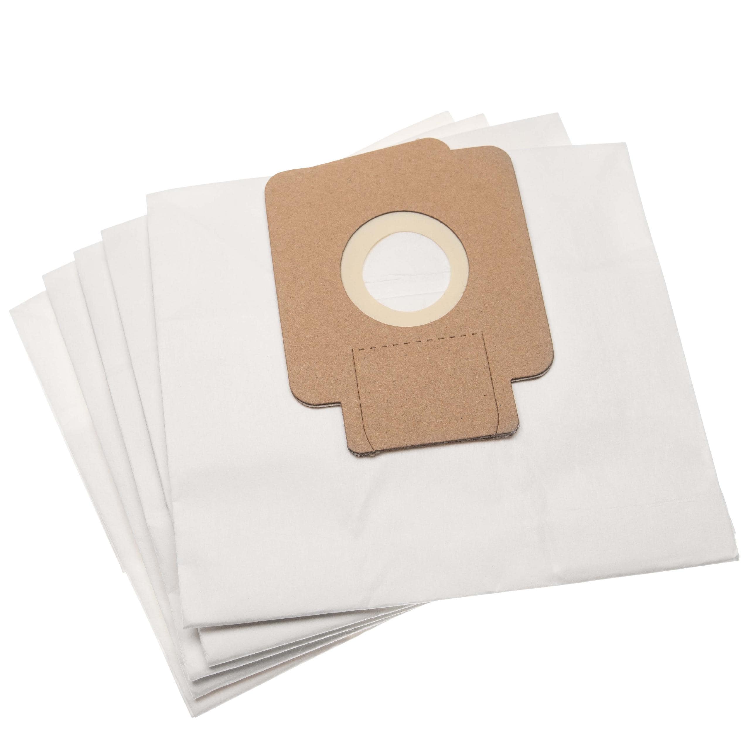 Pack 5 Sacos de Aspirador Hoover H64 35600637 para Candy - Papel vhbw