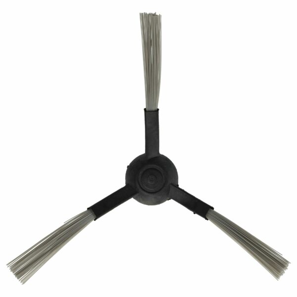 Escova Lateral para Aspirador Robô Proscenic, Cecotec, Xiaomi 3490/4090 - 3 Braços, Preta