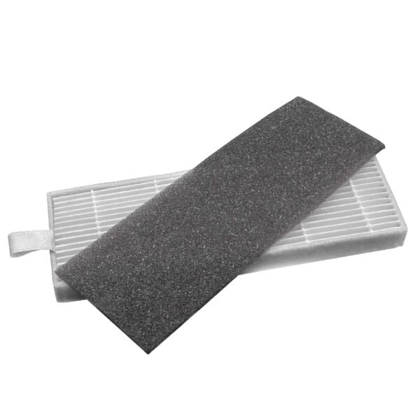 2x Filtro HEPA e Filtro de Espuma para Aspirador Robô iLife, Zaco A4