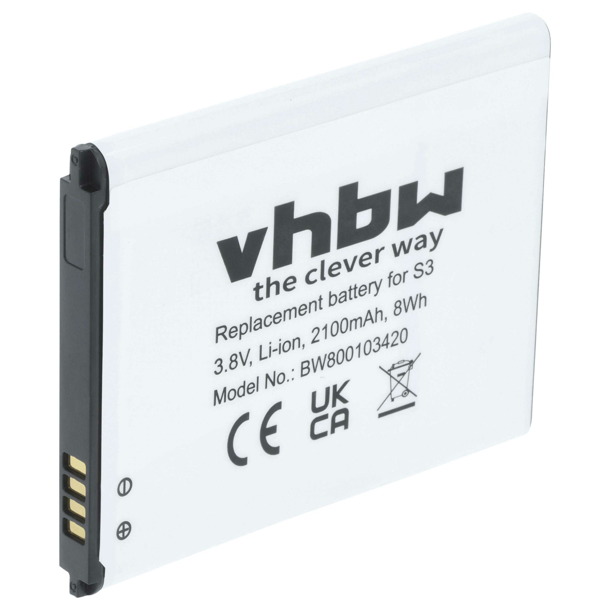 Bateria vhbw para Telemóvel 2100 mAh 3.7 V Li-Ion compatível com AT&T EB-L1G6LLK