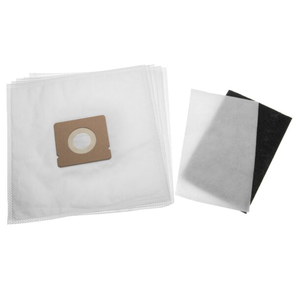 Kit Filtro e Sacos (Microfibra) 6 Peças vhbw Compatível com Rowenta 832696, 900 19 58-45/4 e Aspiradores Moulinex