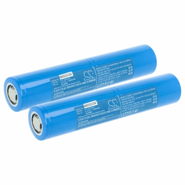 Bateria vhbw 6.4 V 3200 mAh Li-Ion para Lanterna Maglite (substitui ILIF-3006526) - Pack 2x