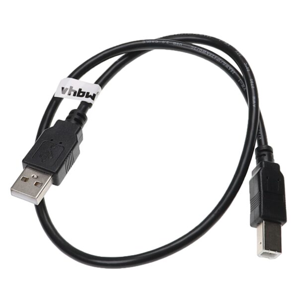 Cabo Adaptador USB A para USB B vhbw para Impressora, Scanner e Fax - 0.5m
