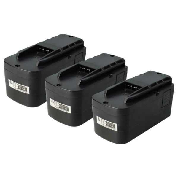 Bateria vhbw para Festo Festool 12V 2000 mAh - Pack de 3 Unidades (Compatível 398338, 497019, 493348, 498336)