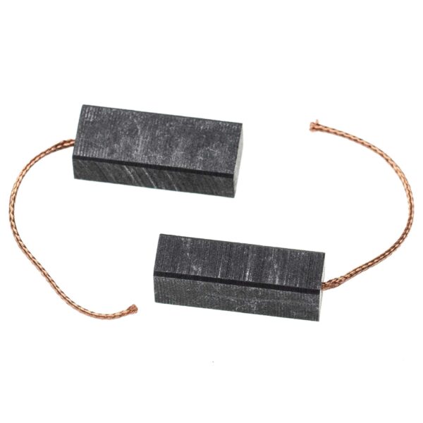 2x Escovas de Carvão Substituição para Flymo GLE-02 - 27 x 11 x 8 mm