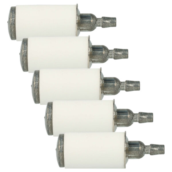 5x Filtro de Combustível vhbw para Husqvarna 545030201, 545081897 e Ferramentas de Jardim Craftsman