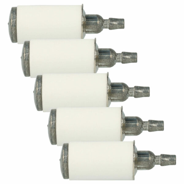 5x Filtro de Combustível vhbw para Husqvarna 545030201, 545081897 e Ferramentas de Jardim Craftsman