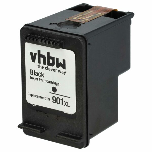 Cartucho de Tinta vhbw Compatível com Impressoras HP OfficeJet - Preto, Recarregado 18 ml