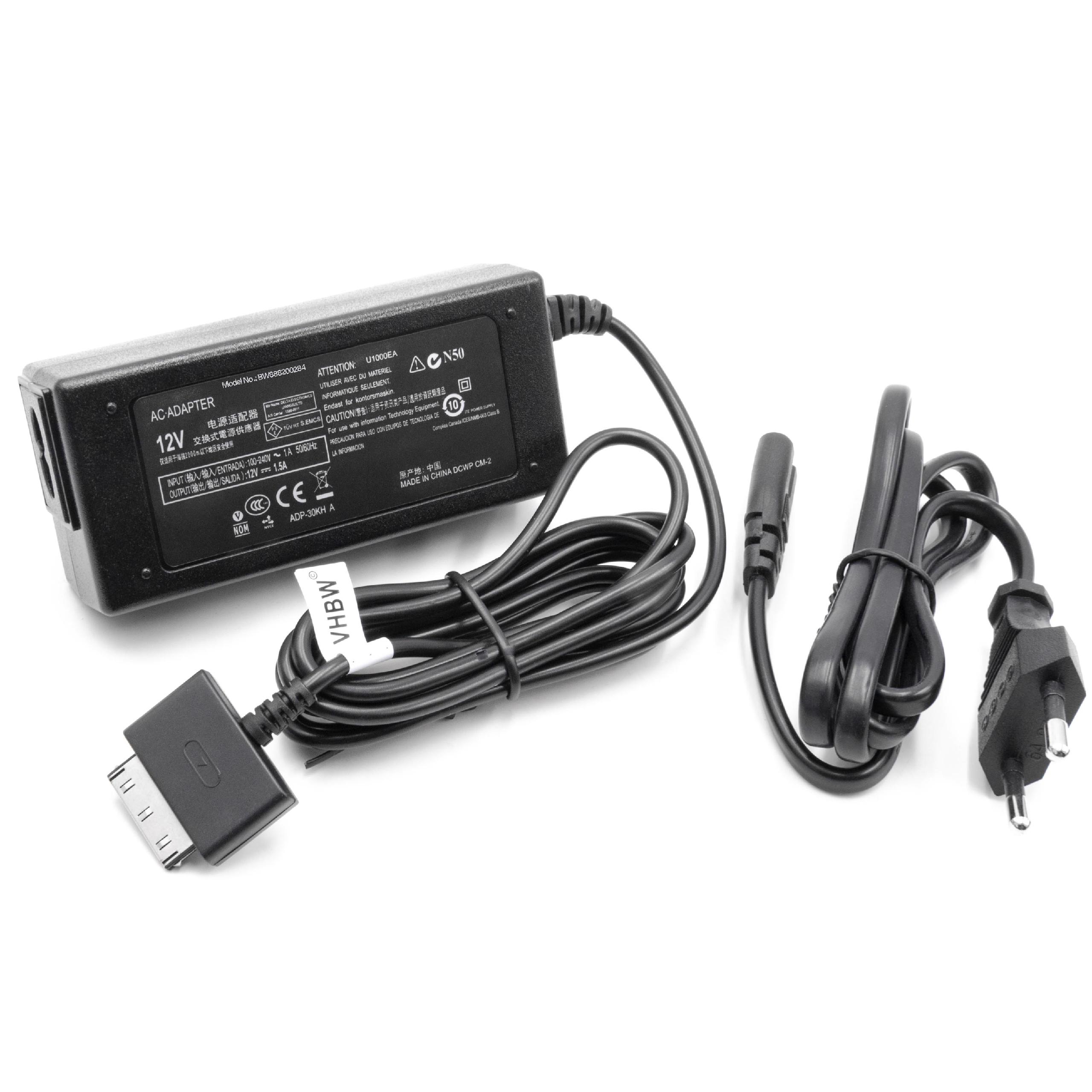 Adaptador de Alimentação para Tablets Acer vhbw - Substituição NP.ADT11.00D, NC.20411.01A, KP.01801.003, 27.K2102.001