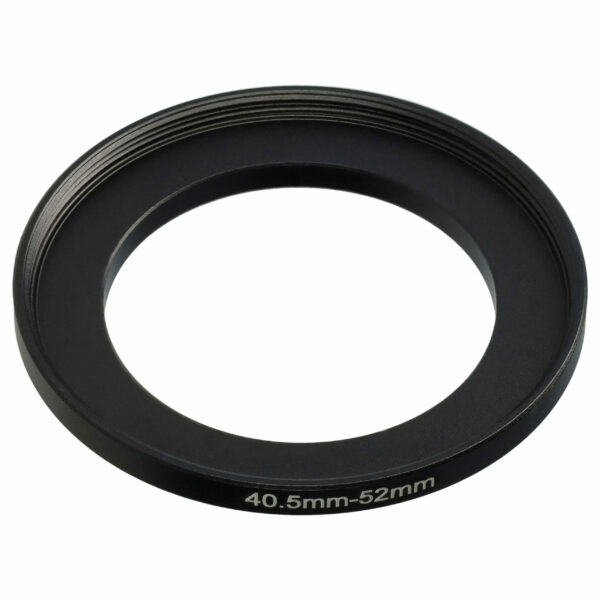Anel Adaptador Step-Up 40.5 mm para 52 mm vhbw para Objetivas de Câmara Fotográfica