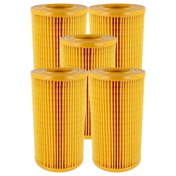 5x Filtro de Substituição para Aspirador Allaway VCF/211ALL - vhbw