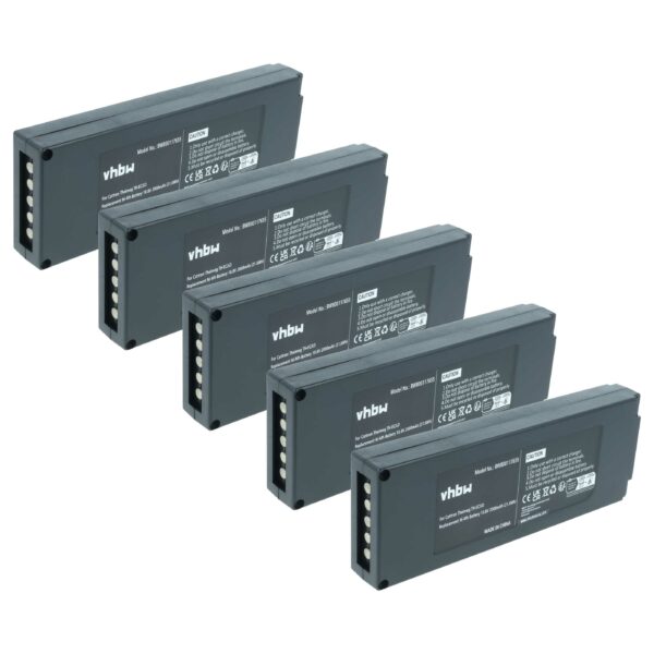 Bateria vhbw 10.8V 2000 mAh NiMH para Comando Cattron Theimeg (Pack 5x)
