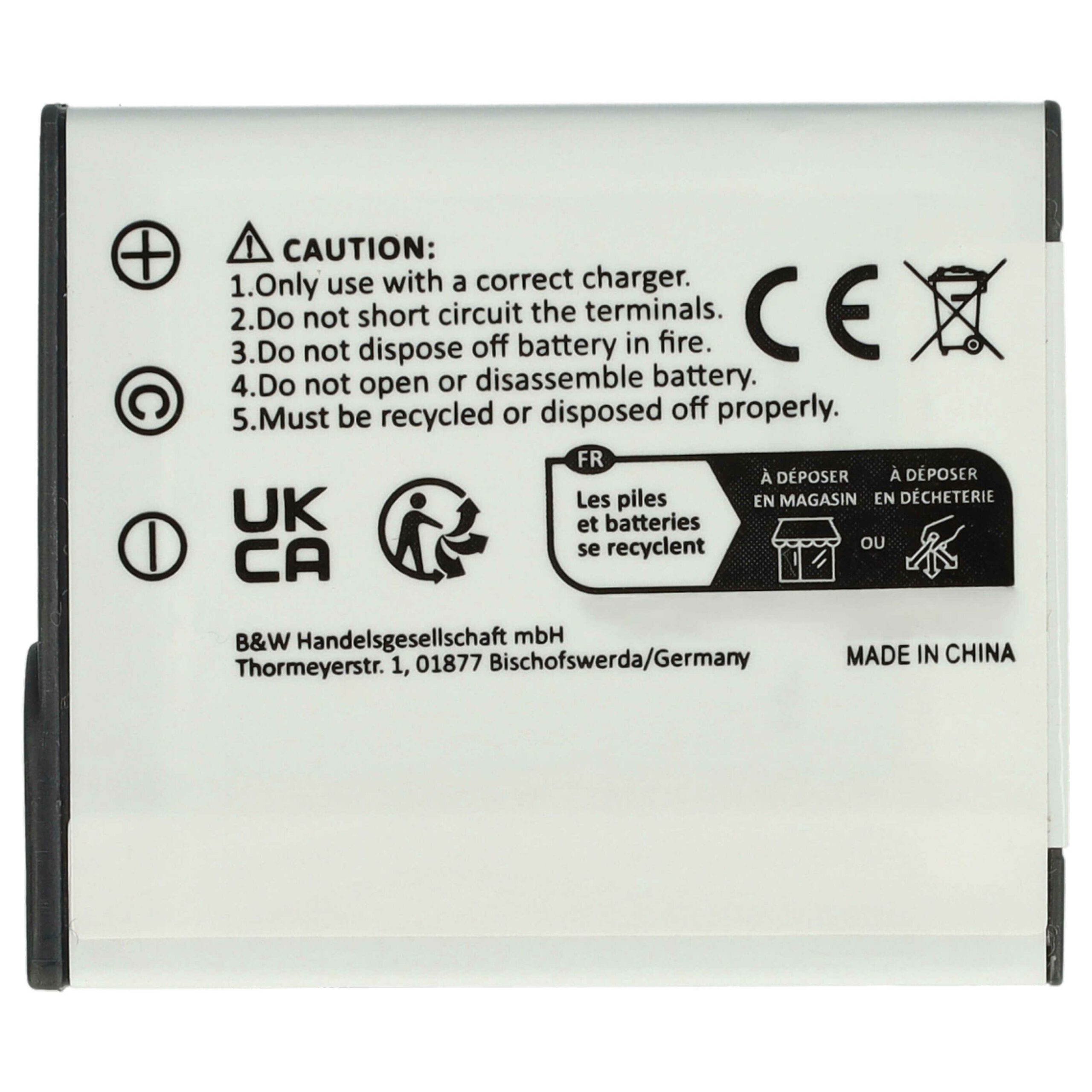2x Bateria vhbw compatível Sony NP-FG1, NP-BG1 - 950mAh, 3.6V, Li-Ion - Image 4