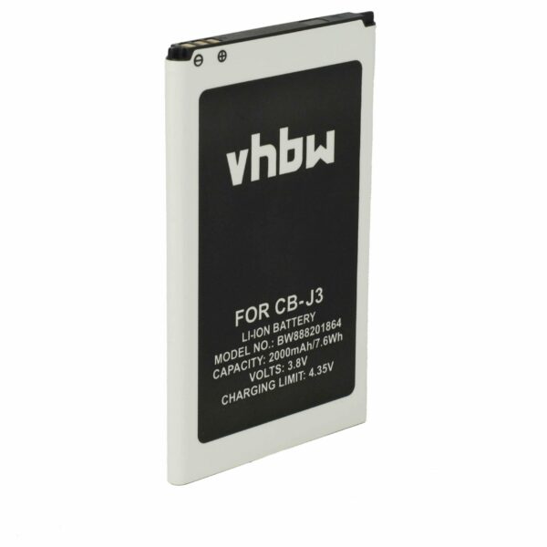 Bateria para Telemóvel Cubot J3 - 2000 mAh 3.8 V Li-Ion vhbw