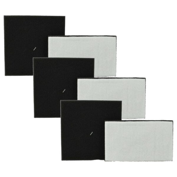 Conjunto de 3 Filtros vhbw para Aspirador Philips XV1220, CP0789