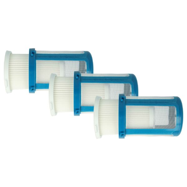 Jogo de 3 Filtros vhbw para Aspiradores Black & Decker - Substitui N508033