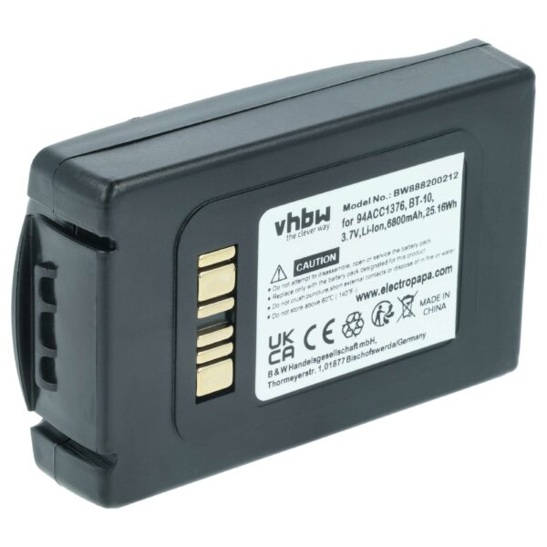 Bateria vhbw para leitor de códigos de barras Datalogic ELF (6800 mAh, 3.7 V)