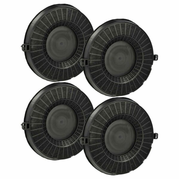 4x Filtro de Carvão Ativado para AEG EHFC48, Tipo 48, 9029793610 para Zanussi - vhbw