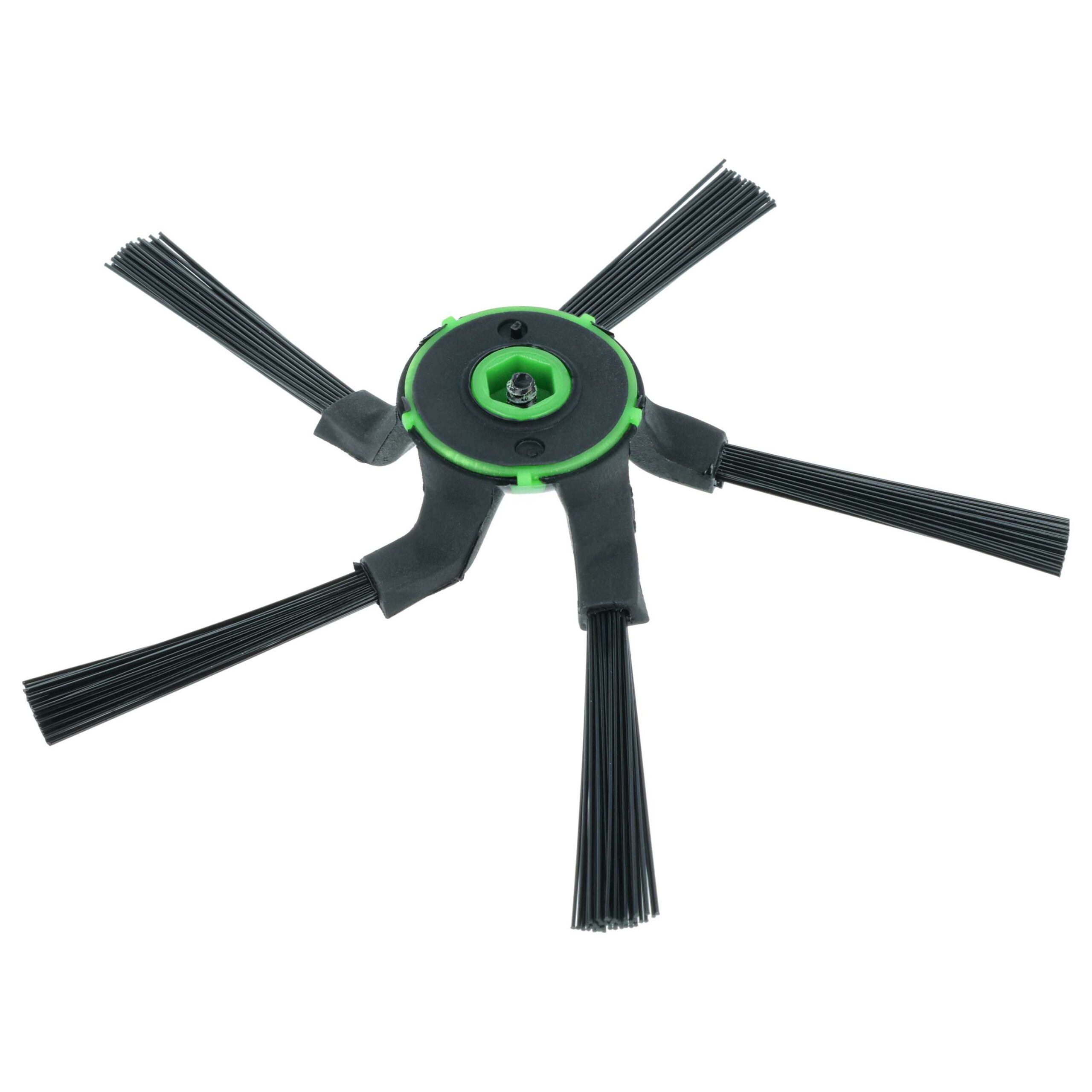 3 Escovas Laterais Substitutas para iRobot Roomba s9, s9 Plus, 9150, 9550 - 5 Braços, Preto/Verde - Image 4