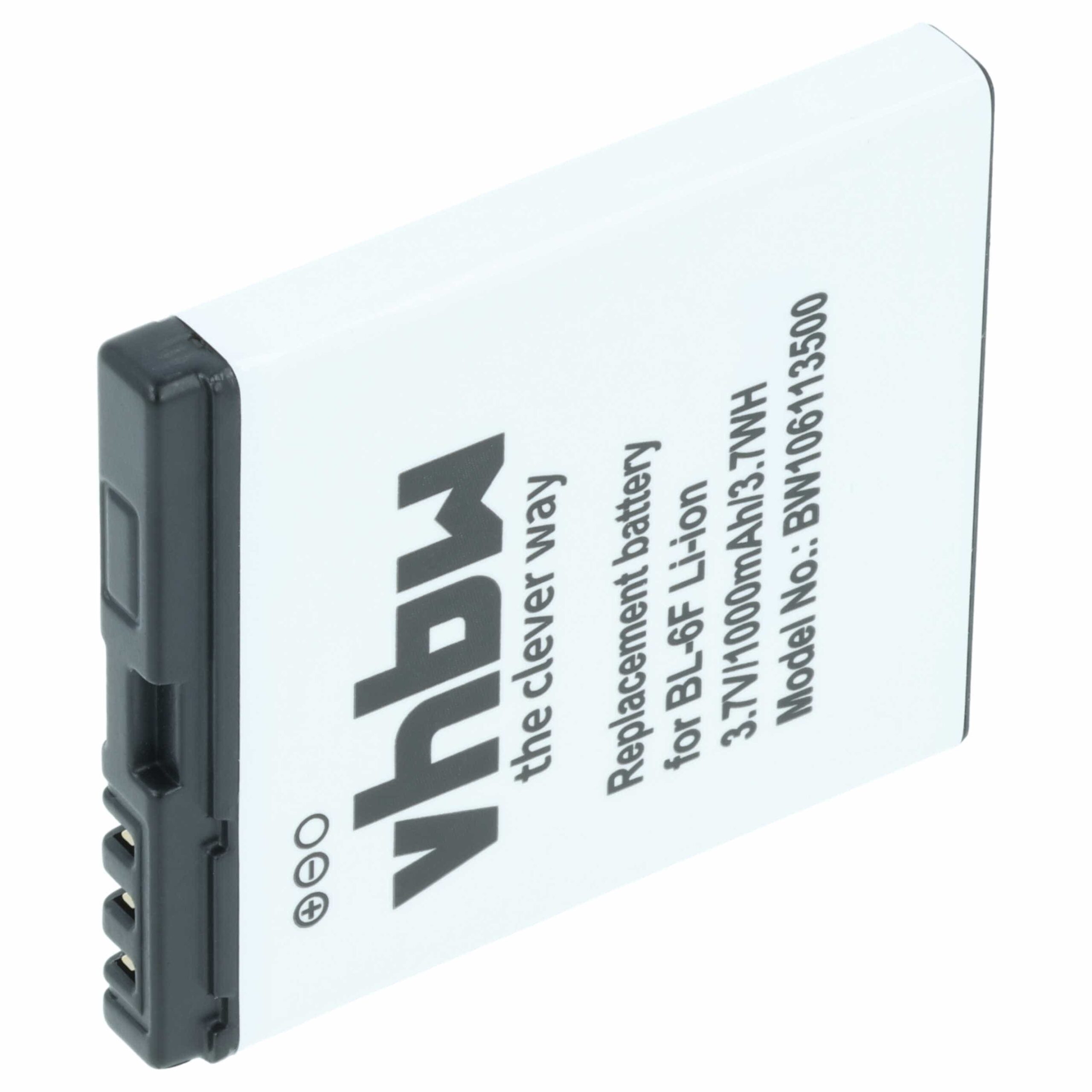 Bateria vhbw para Nokia BL-6F - 1000 mAh 3.7 V Li-Ion - Image 2
