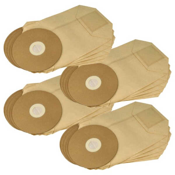 20x Sacos para Aspirador vhbw para Cleancraft 7013353 - Papel / Cartão
