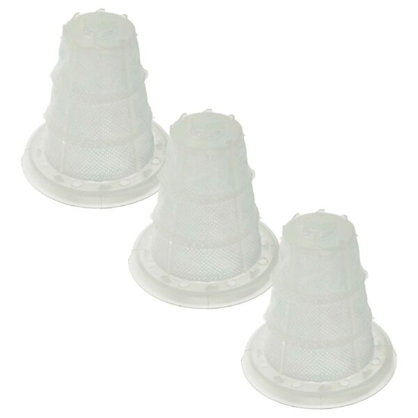 Conjunto de 3 Filtros de Substituição vhbw para Black & Decker VF70, VF70XJ