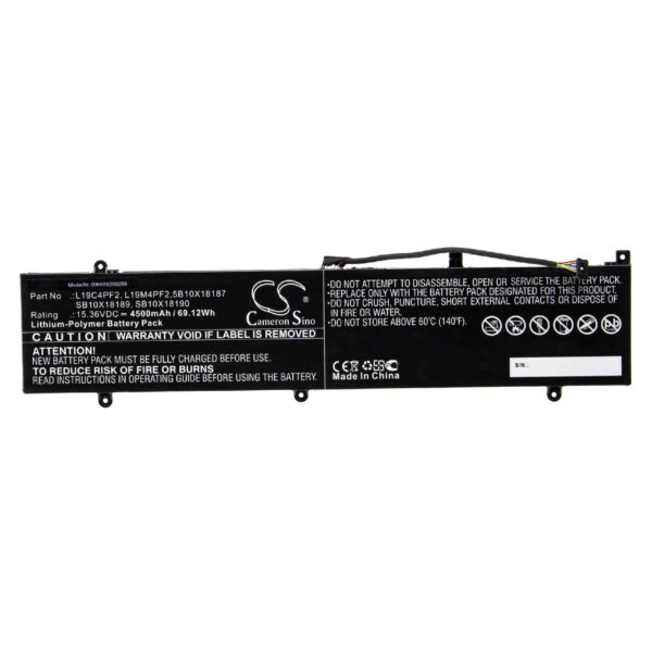 Bateria vhbw para Lenovo Yoga Slim 7 15 (4500 mAh, 15.36 V, Li-Polymer)