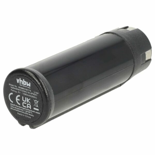 Bateria vhbw para Ryobi AP4001 - 4V, 1500 mAh, Li-Ion