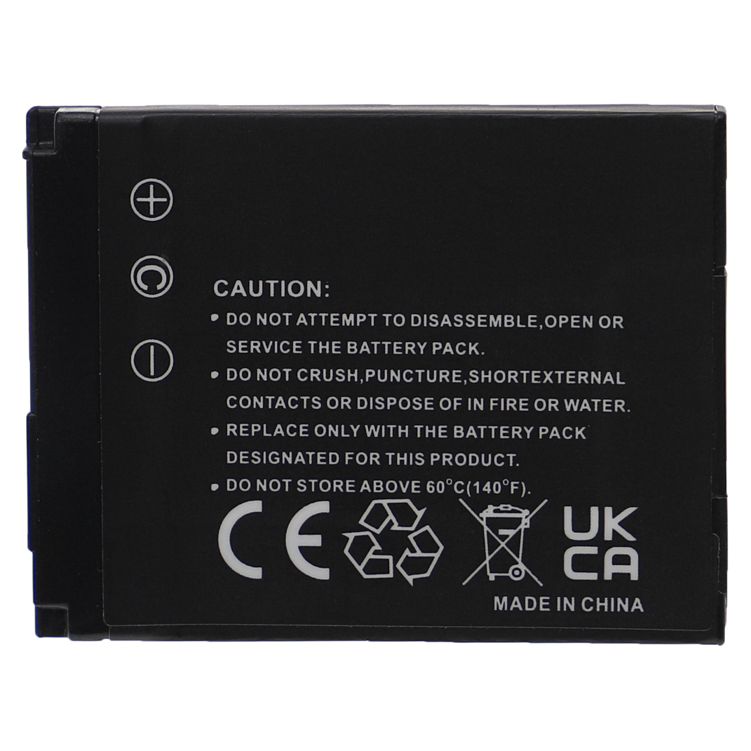 Bateria EXTENSILO para Sony NP-BD1, NP-FD1 - 650mAh, 3.7V, Li-Ion