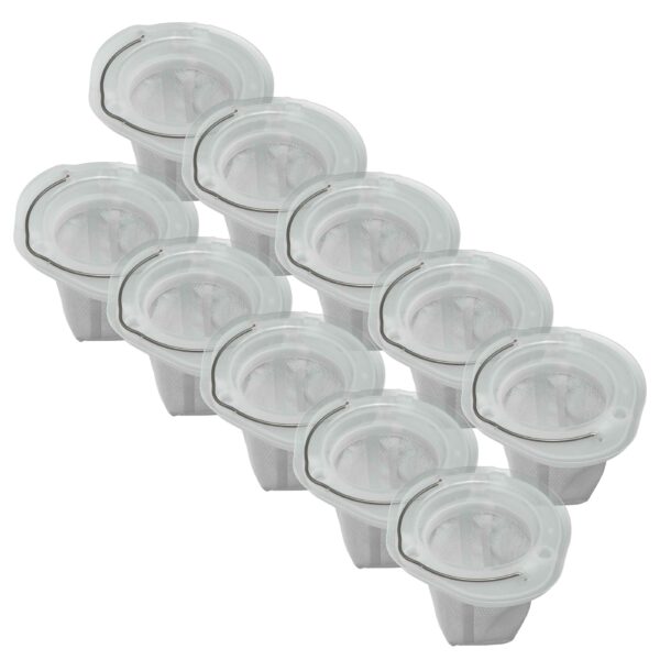 10x Filtros de Substituição vhbw para Aspiradores Black & Decker N566706, VBFE10