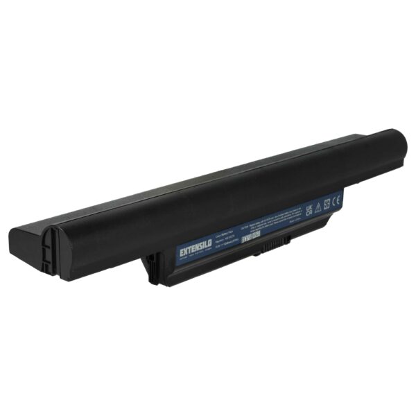 Bateria vhbw para Acer e Packard Bell - 6600 mAh 11.1V Li-Ion