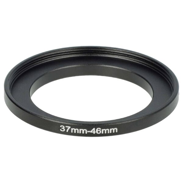 Adaptador de Anel Step-Up vhbw de 37 mm para 46 mm para Objetivas de Câmara