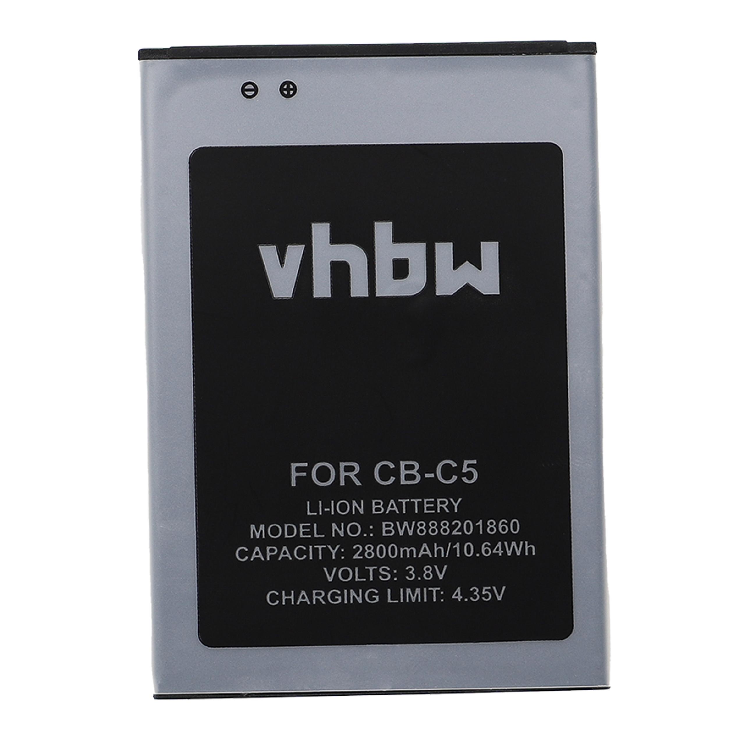 Bateria de Telemóvel vhbw para Cubot C5 - 2800 mAh 3.8 V Li-Ion