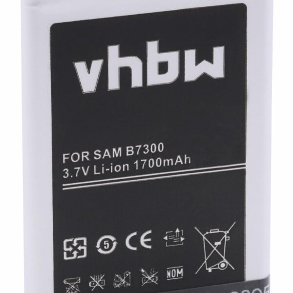 Bateria para Telemóvel vhbw - Compatível Samsung EB504465VA, EB504465LA, EB504465IZBSTD, CPLD-69 - 1700 mAh 3.7 V Li-Ion