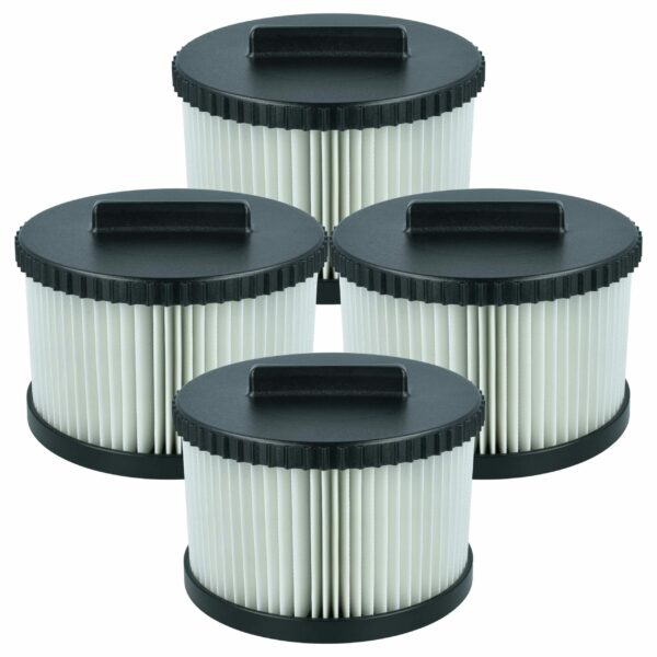 Pack de 4 Filtros de Substituição vhbw para Aspiradores Dewalt DWV9330