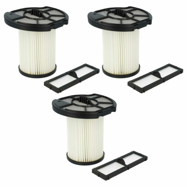 Conjunto de 6 Filtros vhbw para Aspirador Dirt Devil 1882022