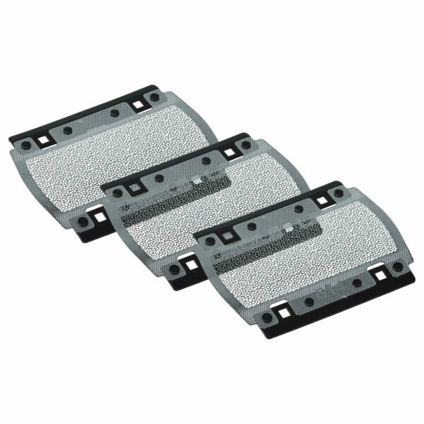 3 lâminas de corte para Braun 614, 615 - vhbw - preto/prateado