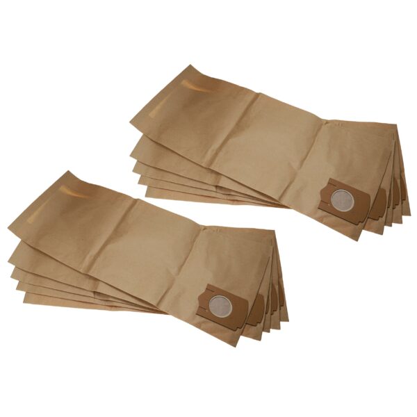 10x Sacos para Aspirador que substituem Bosch 2605411062, 3165140073622 - Papel vhbw