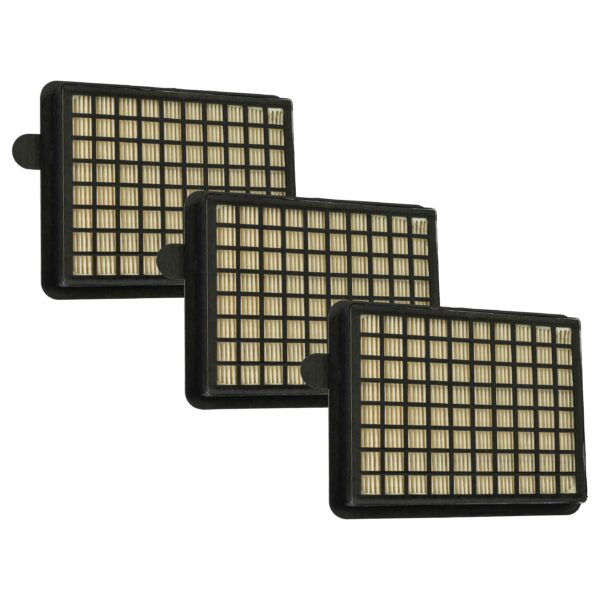 3x Filtro HEPA compatível com aspirador Fakir Prestige 1800, 1900, 2000