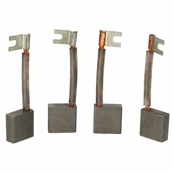 4 Escovas de Carvão de Substituição vhbw para Asein 3887 - 24,5 x 24,9 x 9,9 mm