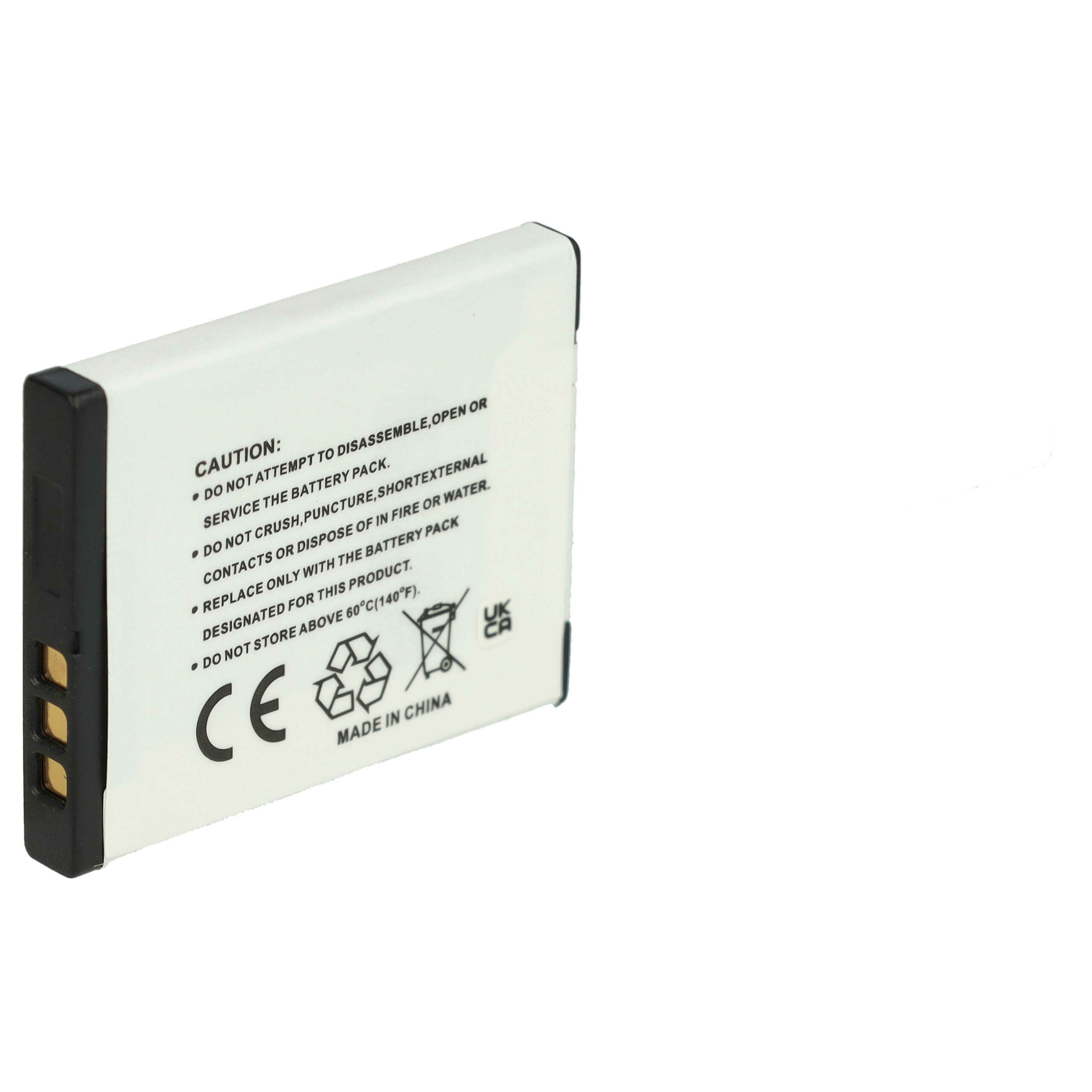 Bateria vhbw substitui Olympus Li-70B - 500mAh, 3.7V, Li-Ion - Image 2