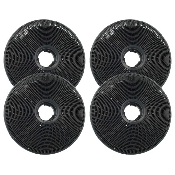 4x Filtro de Carvão Ativado para Zanussi, Electrolux, Airlux CR430 e compatíveis - vhbw