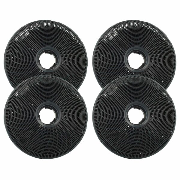 4x Filtro de Carvão Ativado para Zanussi, Electrolux, Airlux CR430 e compatíveis - vhbw