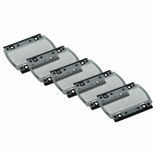 5 Lâminas de Barbear Compatíveis com Braun 614, 615 - vhbw (Preto/Prateado)