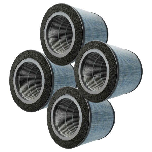 vhbw Conjunto de 4x Filtros para Purificador de Ar (Pre-filtro + HEPA + Carvão Ativado) compatível com Comedes Lavaero 900