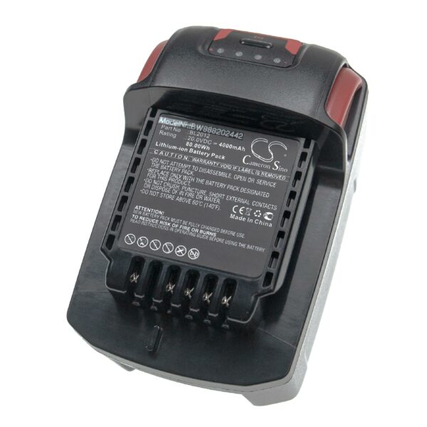 Bateria vhbw para Ingersoll Rand BL2022, BL2012, BL2010 - 4000 mAh, 20 V, Li-Ion