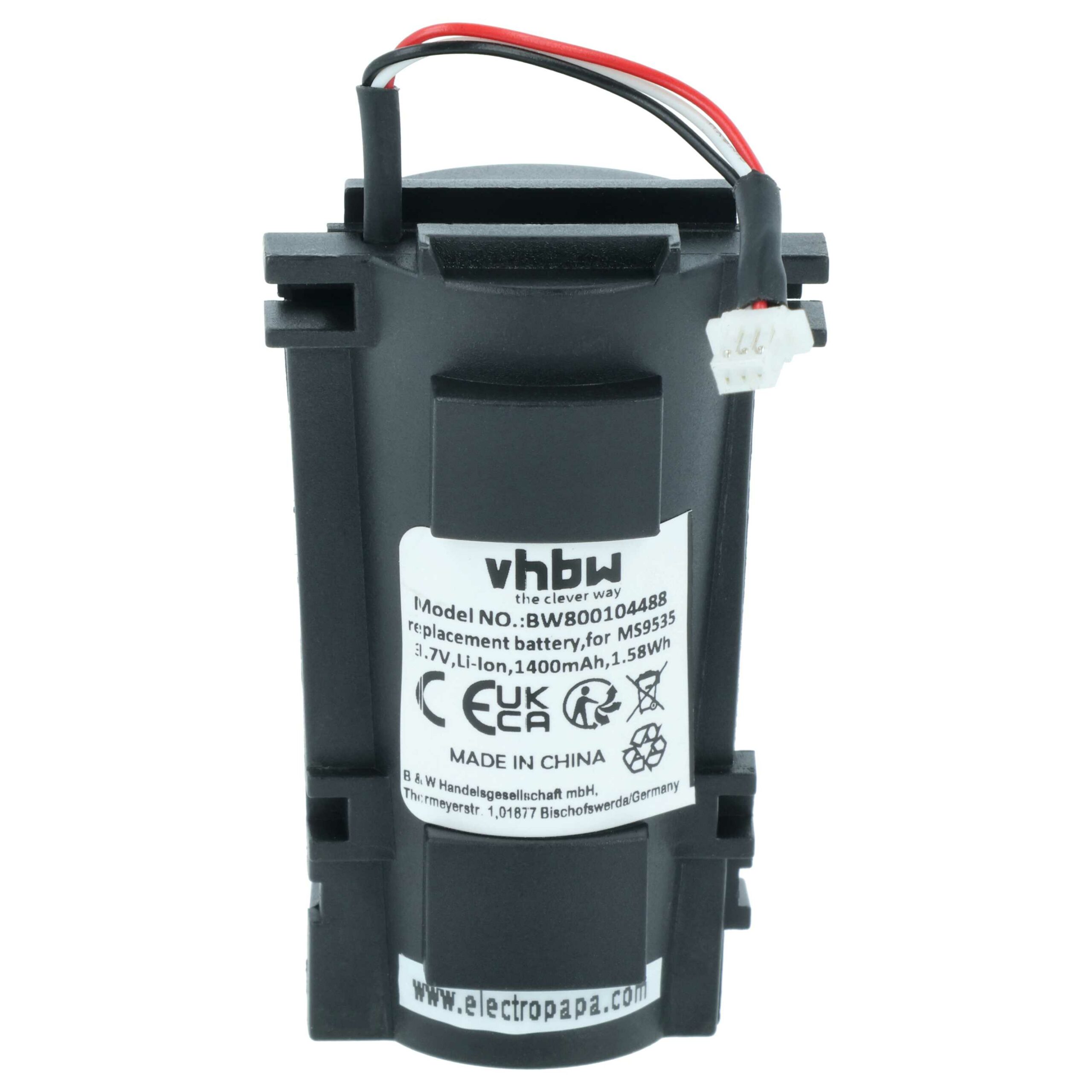 2x Bateria para Scanner de Códigos de Barras Metrologic - Substituições 46-00518, 00-06260A, 46-46870 - 1400 mAh 3.7 V - Image 3
