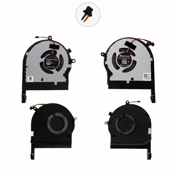 Ventoinhas CPU + GPU para Portátil ASUS TUF FX504 Series - DFS501105PR0T EP