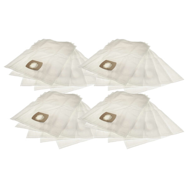 20x Sacos para Aspirador Flex 385.093 - Microfibra vhbw